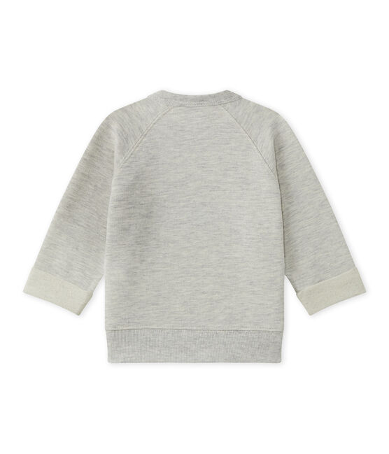 Sudadera bebé de niño en muletón gris BELUGA CHINE