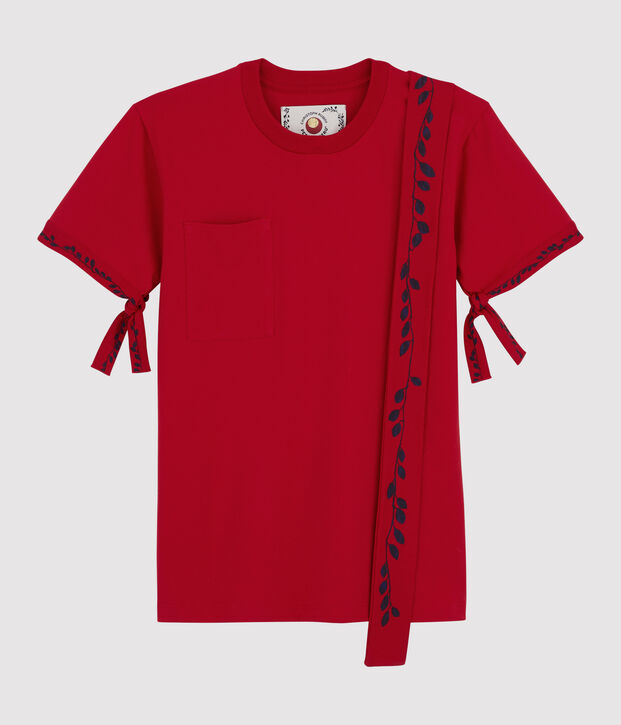 Camiseta para mujer/hombre Christoph Rumpf x Petit Bateau rojo