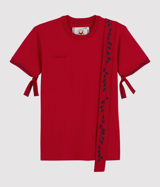 Camiseta para mujer/hombre Christoph Rumpf x Petit Bateau rojo TERKUIT