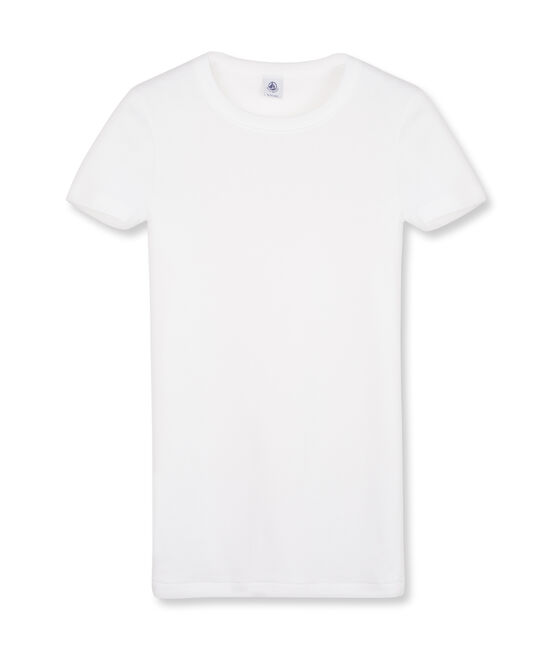 Camiseta de mujer icónica de manga corta blanco Ecume