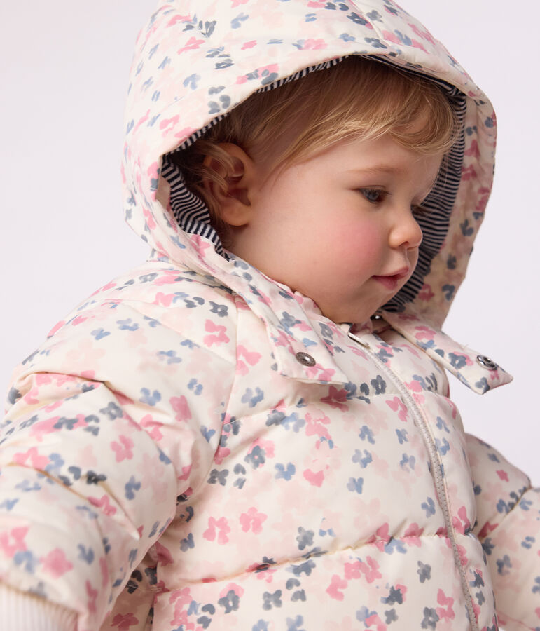 Plum&iacute;fero estampado para beb&eacute; crudo/multicolor