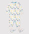 Conjunto de noche de gatitos de beb&eacute; de algod&oacute;n y lyocell blanco/multicolor