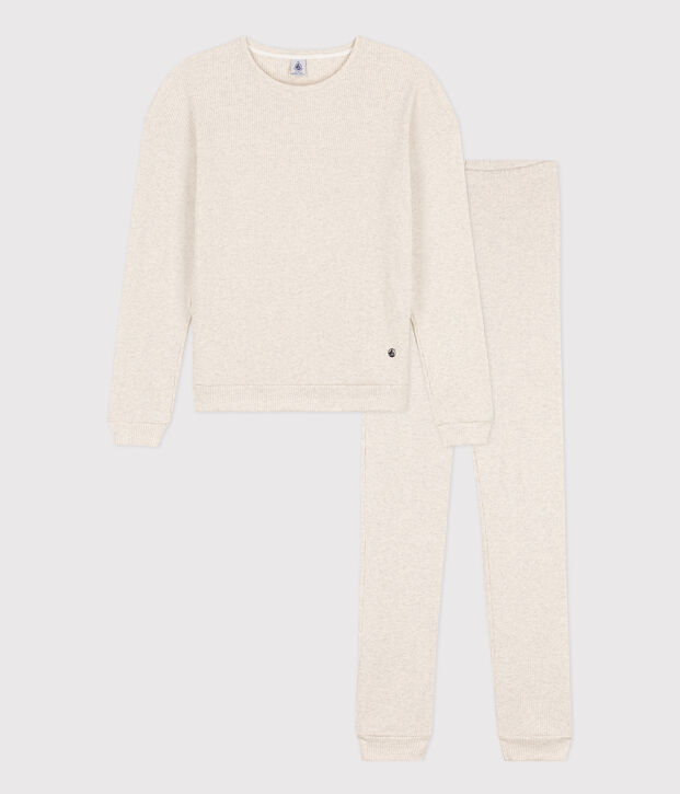 Pijama de algod&oacute;n de mujer MONTELIMAR CHINE