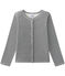 Cardigan niña en túbico milrayas azul SMOKING/beige COQUILLE