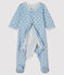 Bodyjama de tela túbica para azul FRAICHEUR/blanco MULTICO