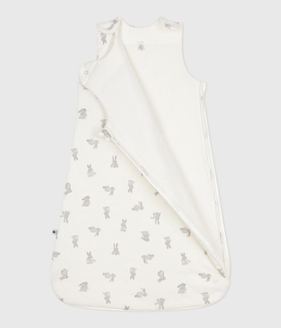 Saco de algodón con conejos blanco MARSHMALLOW/gris GRIS