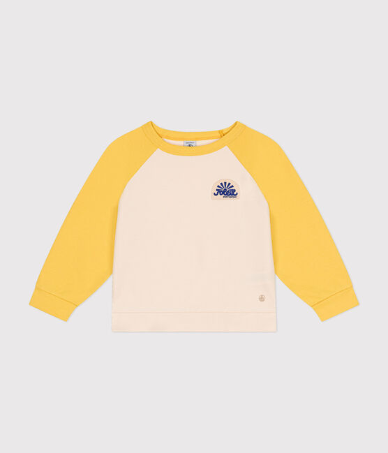 Sudadera infantil de felpa ligera amarillo AVALANCHE/ NECTAR