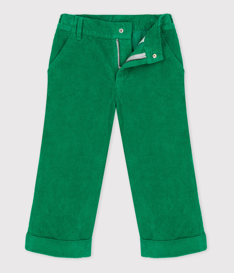 Pantal&oacute;n de pana de ni&ntilde;a MATCHA