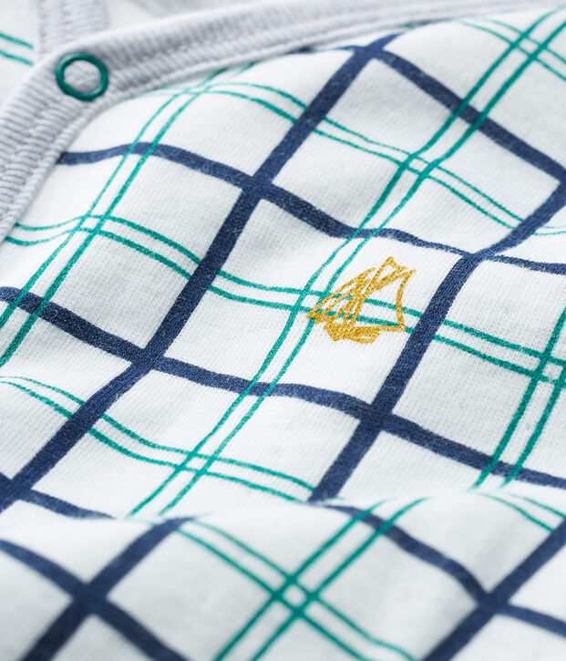 Pijama sin pies de t&uacute;bico para beb&eacute; ni&ntilde;o blanco/multicolor