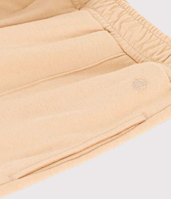 Pantalón de algodón mujer beige FACILE