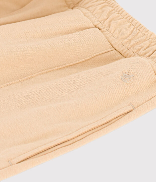 Pantal&oacute;n de algod&oacute;n mujer beige