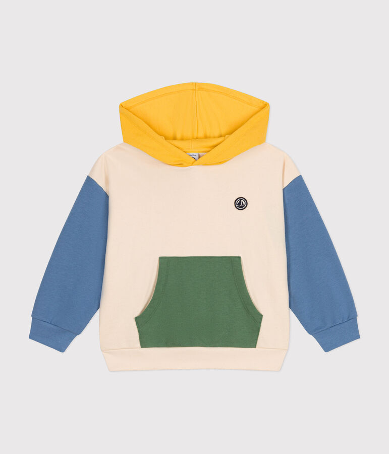 Sudadera de felpa con capucha para ni&ntilde;o crudo/multicolor