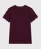 Camiseta lisa de algod&oacute;n de manga corta para mujer MOON