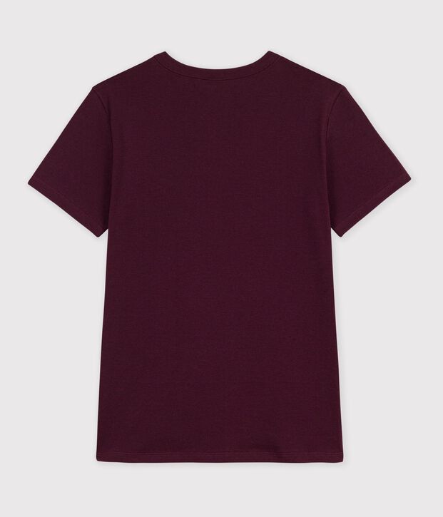 Camiseta lisa de algod&oacute;n de manga corta para mujer MOON