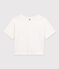 Camiseta LA BOXY de algodón de mujer blanco MARSHMALLOW