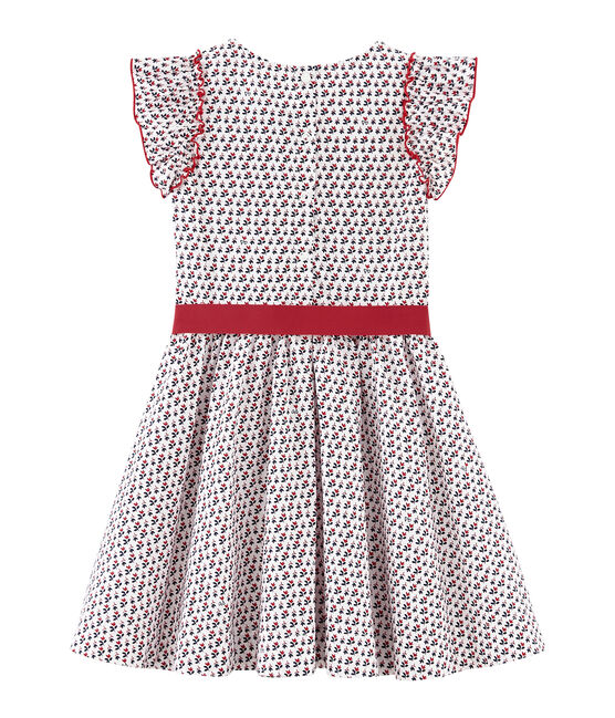 Vestido infantil para niña blanco MARSHMALLOW/blanco MULTICO