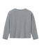 Camiseta manga larga infantil para niña azul SMOKING/blanco MARSHMALLOW