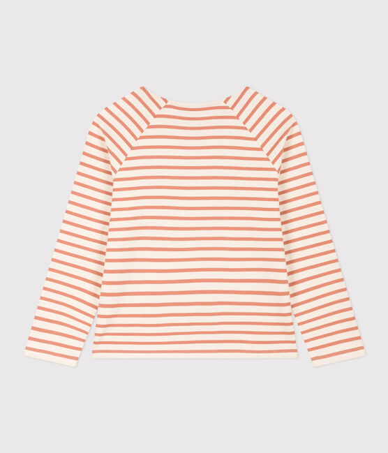 Marinera de algodón con botones para mujer rosa AVALANCHE/blanco SIENNA