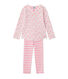 Pijama de túbico reversible para niña