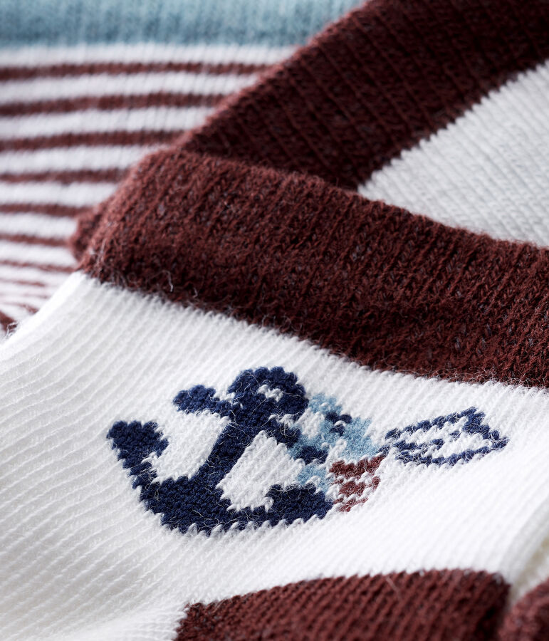 Lote de 2 pares de calcetines para beb&eacute; ni&ntilde;o multicolor