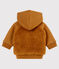 Sudadera con capucha para bebé niño sherpa marron BRINDILLE