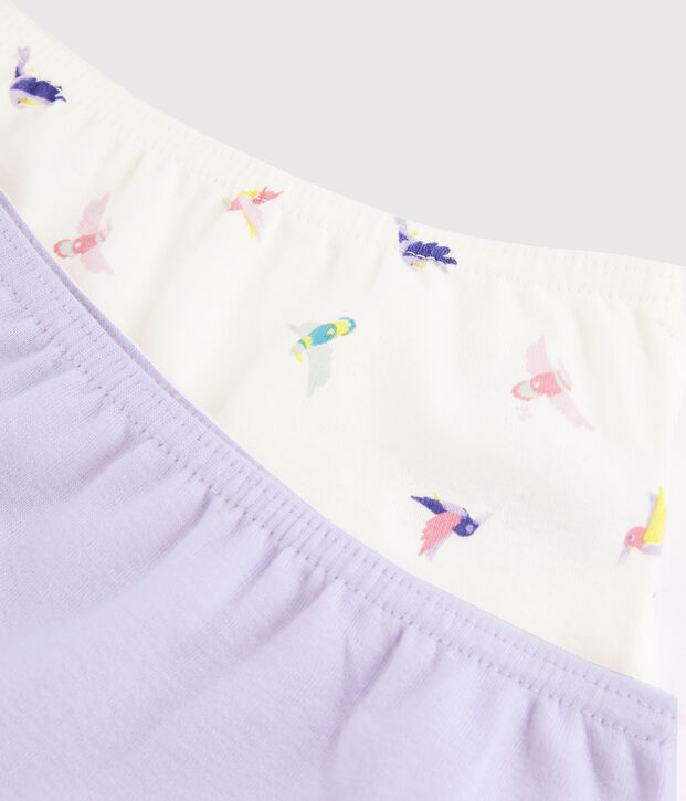 Juego de 2 culottes para ni&ntilde;a peque&ntilde;a multicolor