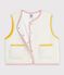 Chaleco infantil liso de borreguito MILK