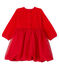 Vestido de bebé niña rojo TERKUIT