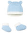 Lote de gorro y patucos para bebé niño de túbico acolchado. VARIANTE 1 CN