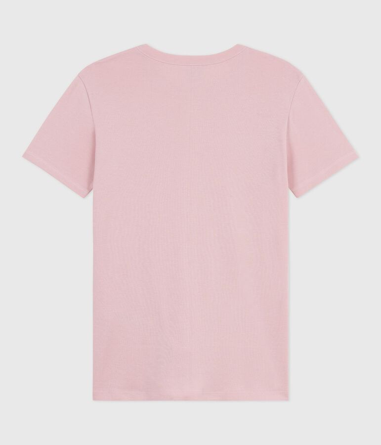 Camiseta Ic&oacute;nica de manga corta de algod&oacute;n para mujer rosa