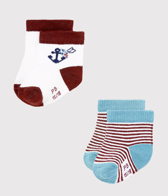 Lote de 2 pares de calcetines para bebé niño variante 3