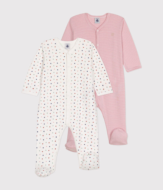 Juego de 2 pijamas de algodón para bebé variante 1