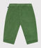 Pantalón de terciopelo para bebé verde PALMERAIE
