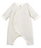 Mono largo de rayas para bebé niño blanco MARSHMALLOW/beige PERLIN