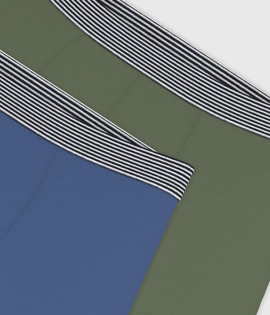 Juego de bóxeres infantiles lisos de algodón y elastano variante 2