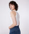 Camiseta sin mangas Iconique de algodón para mujer blanco ECUME