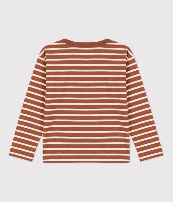 Camiseta de algodón de manga larga de niño CINA+AVALANCHE