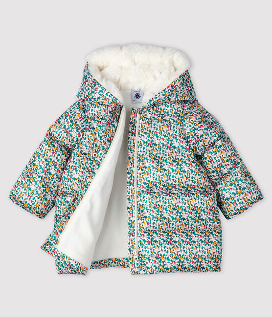 Plumón acolchado para bebé niña blanco MARSHMALLOW/blanco MULTICO