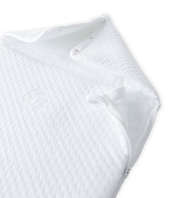 Saquito de dormir de túbico acolchado para bebé blanco ECUME