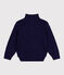 Jersey infantil de algodón liso con cremallera en el cuello SOIR