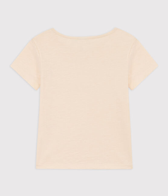 Camiseta estampada de algodón para niña crudo AVALANCHE