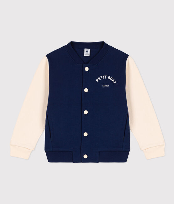 Chaqueta de béisbol de muletón de niña / niño azul MEDIEVAL/ AVALANCHE