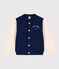 Chaqueta de béisbol de muletón de niña / niño azul MEDIEVAL/ AVALANCHE