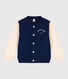 Chaqueta de béisbol de muletón de niña / niño