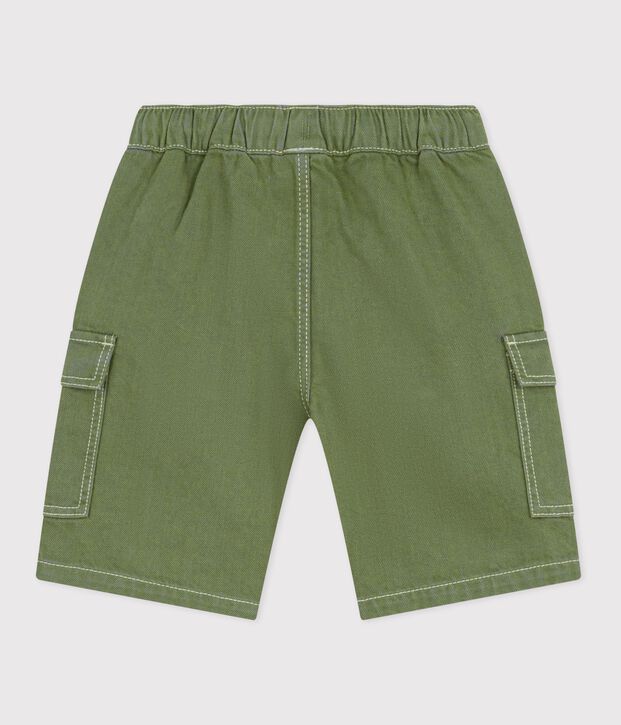 Bermudas cargo infantiles de algod&oacute;n OLIVINE