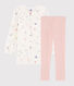 Camisón con estampado mágico de terciopelo con «leggings» para niña pequeña