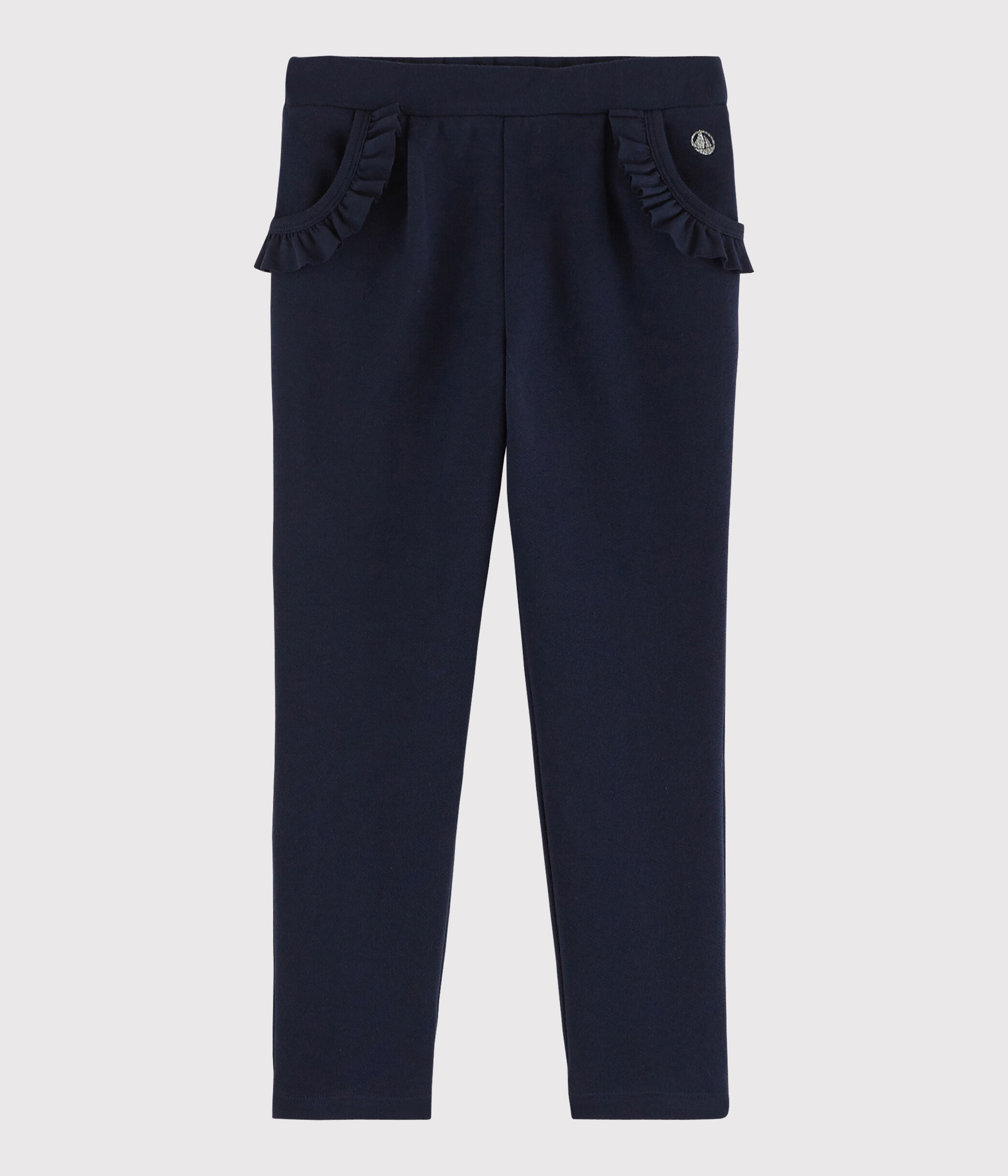 Pantalon chandal top blanco niña
