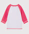 Camiseta anti-UV UPF 50+ para bebé niño/niña blanco MARSHMALLOW/rosa CUPCAKE