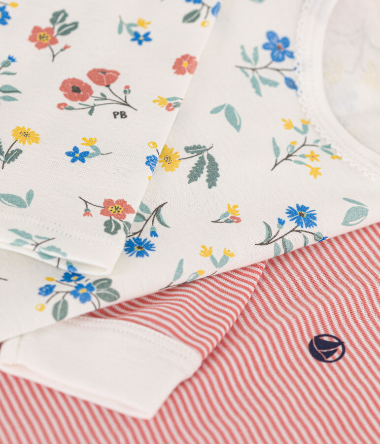 Juego de 2 pijamas infantiles de algod&oacute;n multicolor