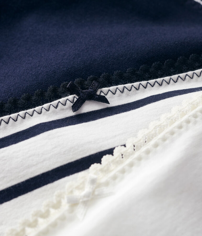 Juego de 3 braguitas de algod&oacute;n el&aacute;stico de mujer variante 2